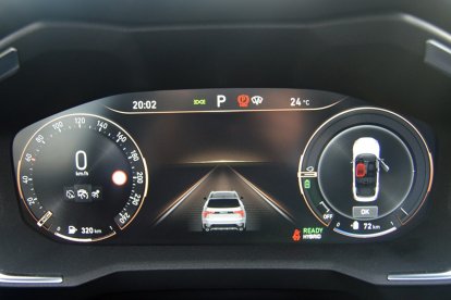 Esto es lo que ve el conductor tras el volante.