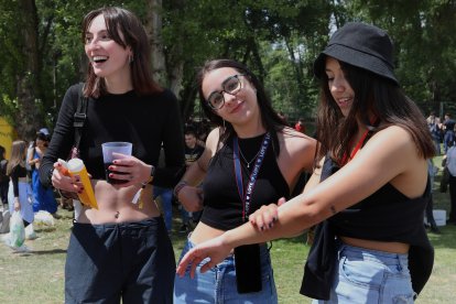 Macrofiesta universitaria de la ITA, que se celebra en el Parque Ribera Sur de Palencia