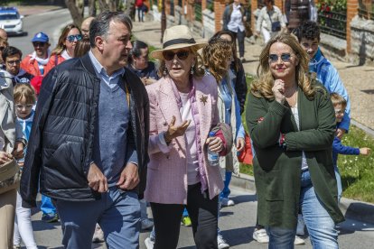 Instante de la Romería de la Virgen Blanca.