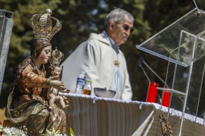 Instante de la Romería de la Virgen Blanca.