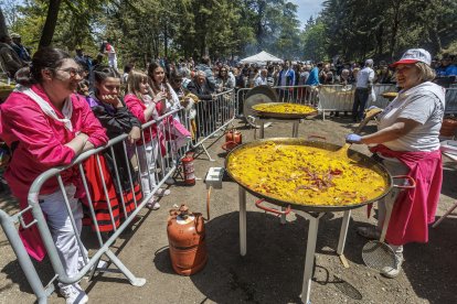 Instante de la Romería de la Virgen Blanca.