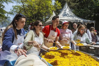 Instante de la Romería de la Virgen Blanca.