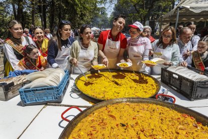 Instante de la Romería de la Virgen Blanca.