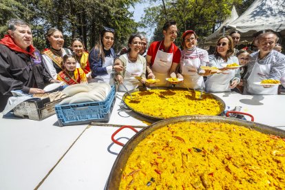 Instante de la Romería de la Virgen Blanca.
