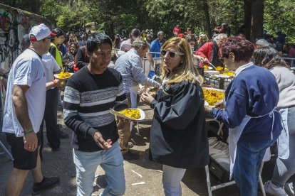 Instante de la Romería de la Virgen Blanca.