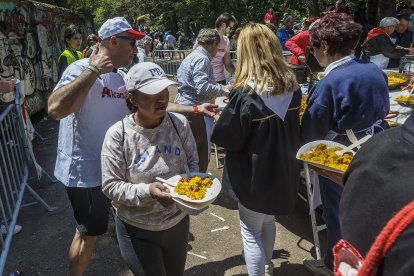 Instante de la Romería de la Virgen Blanca.