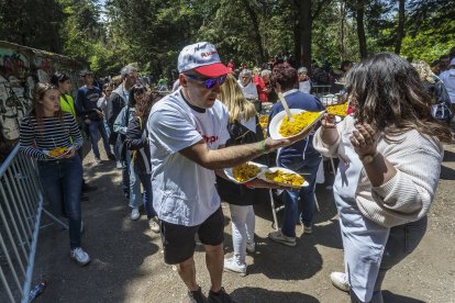 Instante de la Romería de la Virgen Blanca.
