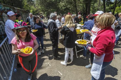 Instante de la Romería de la Virgen Blanca.