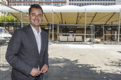 Daniel de la Rosa, actual alcalde y candidato del PSOE a la Alcaldía de Burgos.