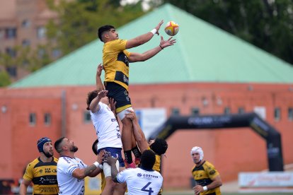 Imagen del último encuentro de la temporada en San Amaro.