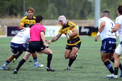 Imagen del último encuentro de la temporada en San Amaro.