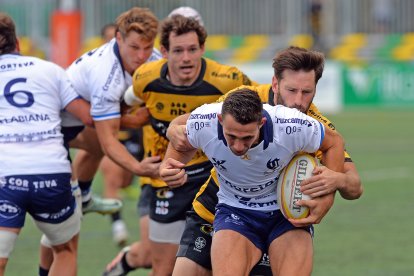 Imagen del último encuentro de la temporada en San Amaro.