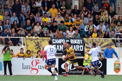 Imagen del último encuentro de la temporada en San Amaro.