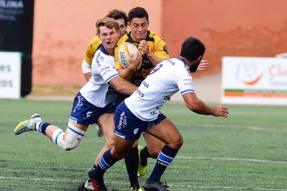 Imagen del último encuentro de la temporada en San Amaro.