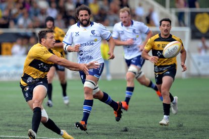 Imagen del último encuentro de la temporada en San Amaro.