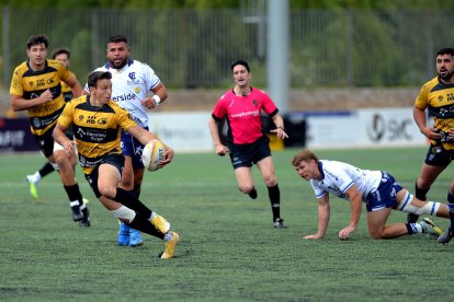 Imagen del último encuentro de la temporada en San Amaro.