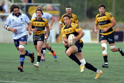 Imagen del último encuentro de la temporada en San Amaro.