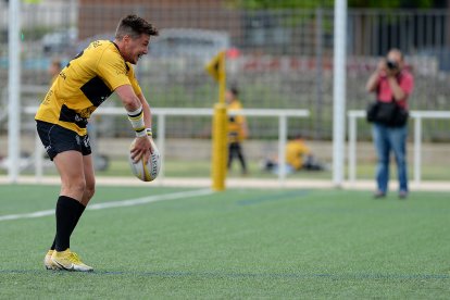 Imagen del último encuentro de la temporada en San Amaro.