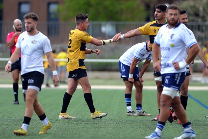 Imagen del último encuentro de la temporada en San Amaro.