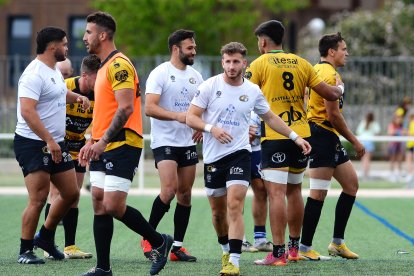 Imagen del último encuentro de la temporada en San Amaro.