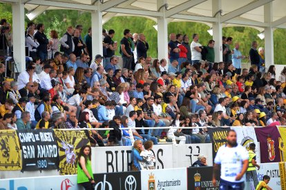 Imagen del último encuentro de la temporada en San Amaro.