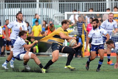 Imagen del último encuentro de la temporada en San Amaro.