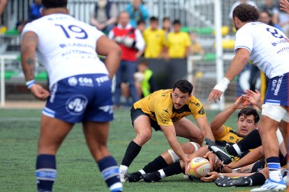 Imagen del último encuentro de la temporada en San Amaro.