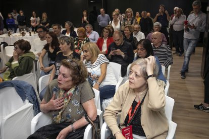 Asistentes a la fiesta de la noche electoral