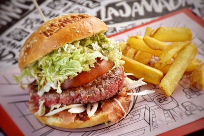 Hamburguesa de La Jamada.