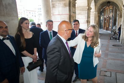 Instante de la toma de posesión de la nueva Corporación municipal.