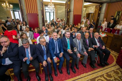 Instante de la toma de posesión de la nueva Corporación municipal.