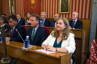 Instante de la toma de posesión de la nueva Corporación municipal.