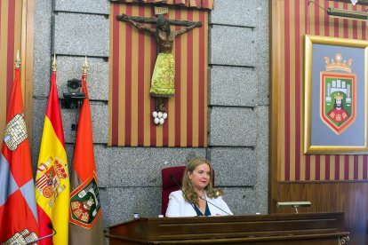 Instante de la toma de posesión de la nueva Corporación municipal.