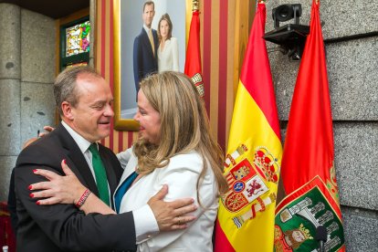 Instante de la toma de posesión de la nueva Corporación municipal.