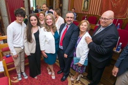 Instante de la toma de posesión de la nueva Corporación municipal.