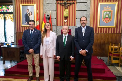 Instante de la toma de posesión de la nueva Corporación municipal.