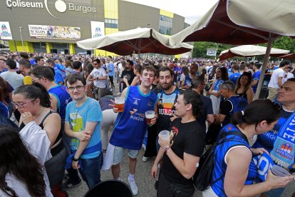 Imagen del partido entre el Hereda San Pablo Burgos y el Zunder Palencia.