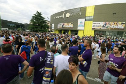 Imagen del partido entre el Hereda San Pablo Burgos y el Zunder Palencia.