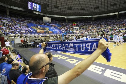 Imagen del partido entre el Hereda San Pablo Burgos y el Zunder Palencia.