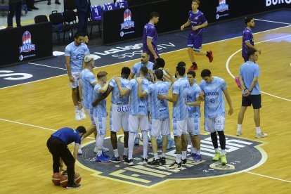 Imagen del partido entre el Hereda San Pablo Burgos y el Zunder Palencia.