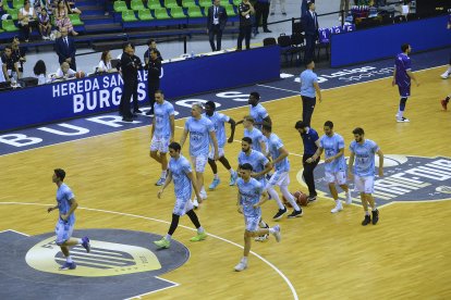 Imagen del partido entre el Hereda San Pablo Burgos y el Zunder Palencia.