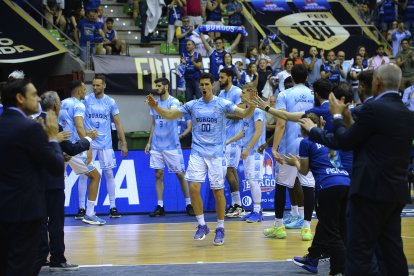 Imagen del partido entre el Hereda San Pablo Burgos y el Zunder Palencia.
