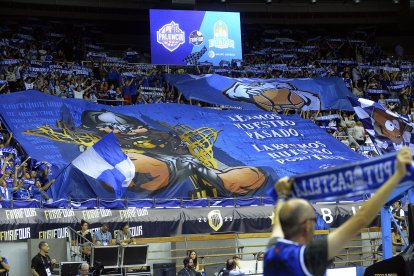 Imagen del partido entre el Hereda San Pablo Burgos y el Zunder Palencia.