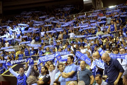 Imagen del partido entre el Hereda San Pablo Burgos y el Zunder Palencia.