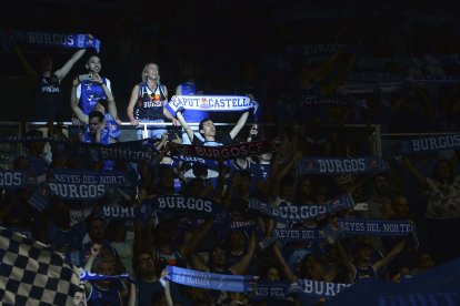 Imagen del partido entre el Hereda San Pablo Burgos y el Zunder Palencia.