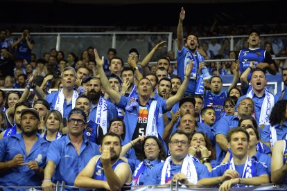 Imagen del partido entre el Hereda San Pablo Burgos y el Zunder Palencia.