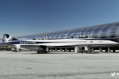 Overture, el avión comercial más rápido del mundo, optimizado para velocidad, seguridad y sostenibilidad.