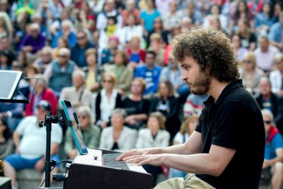 Asistentes a uno de los conciertos