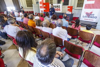 Diego Loras durante su intervención.