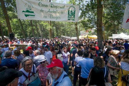Instante de la celebración del Día de las Peñas.